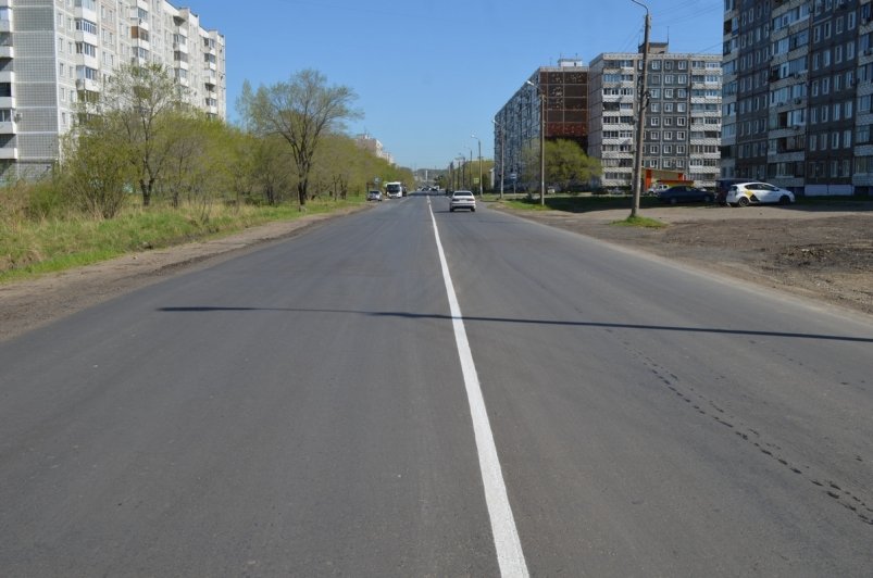 В Комсомольске-на-Амуре по нацпроекту БКД отремонтировали первые шесть улиц