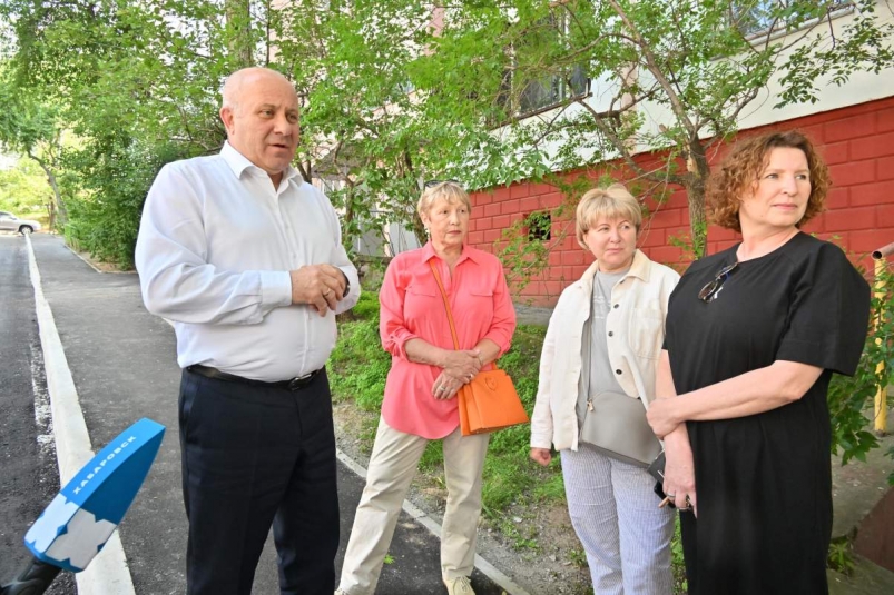 Сергей Кравчук: за два года мы привели в порядок больше половины дворов Хабаровска, нуждающихся в ремонте