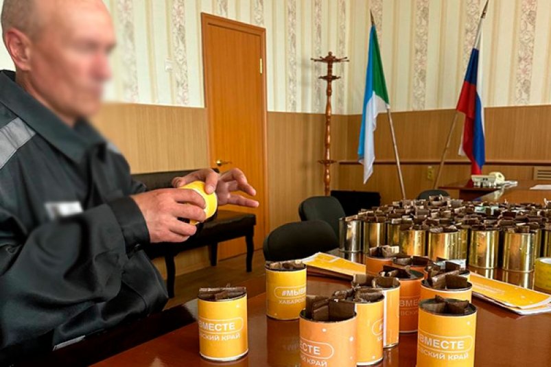 Блиндажные свечи для участников СВО изготовили осужденные ИК-8 в Хабаровском крае