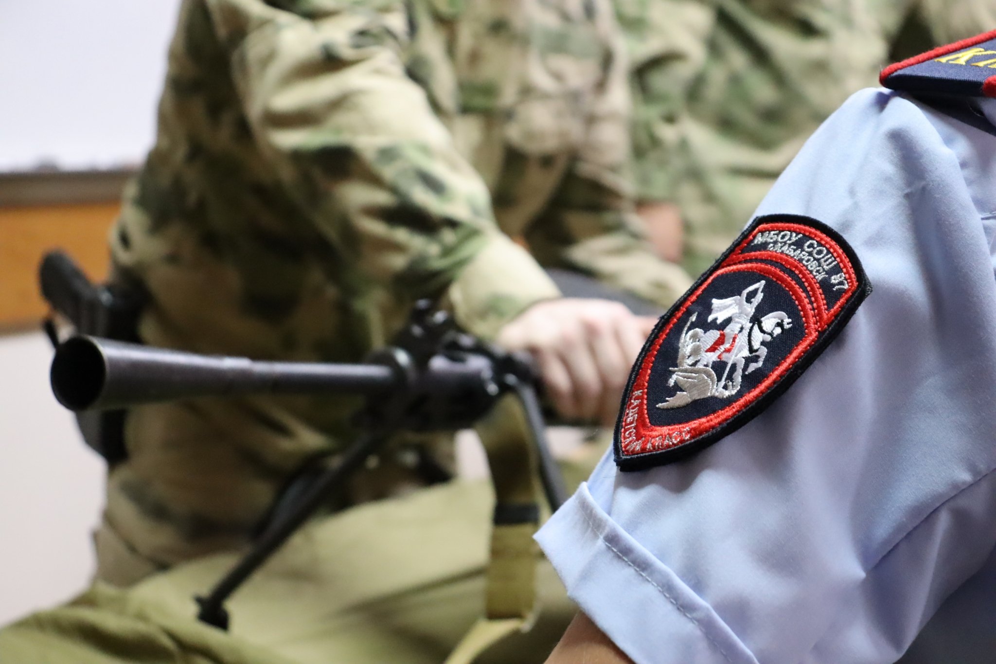 Когда &quotТигр&quot приходит в класс: росгвардейцы провели урок мужества для хабаровских школьников Предоставлено пресс-службой Управления Федеральной службы войск национальной гвардии РФ по Хабаровскому краю