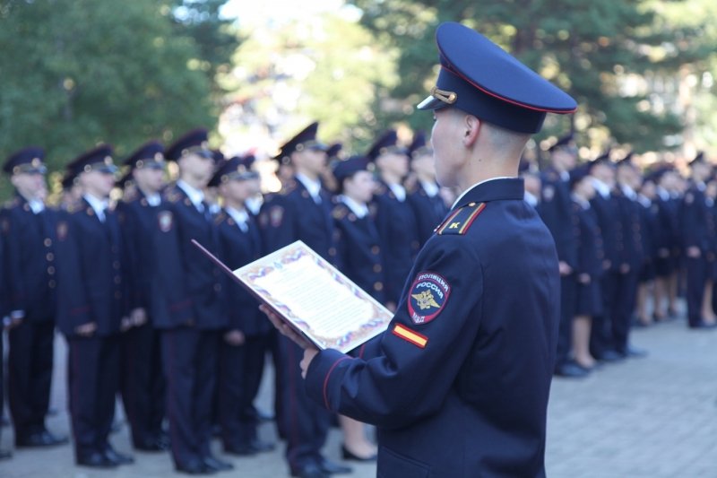 280 будущих офицеров в Хабаровске приняли присягу Пресс-служба УМВД России по Хабаровскому краю